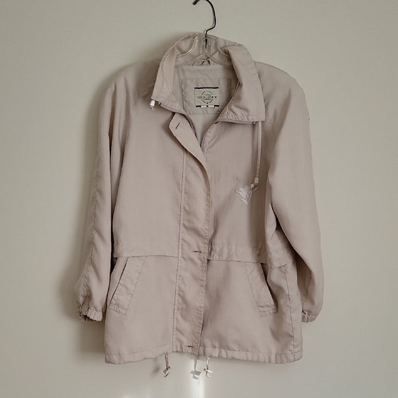 Vintage Jackets & Blazers - Sequence Women's Vintage Spring/Fall Beige Jacket- Size M